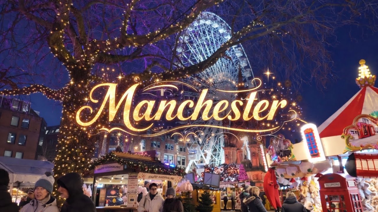 MANCHESTER 🇬🇧 | The Bee City : Downtown Walk & Town Hall [FULL TOUR 4K]