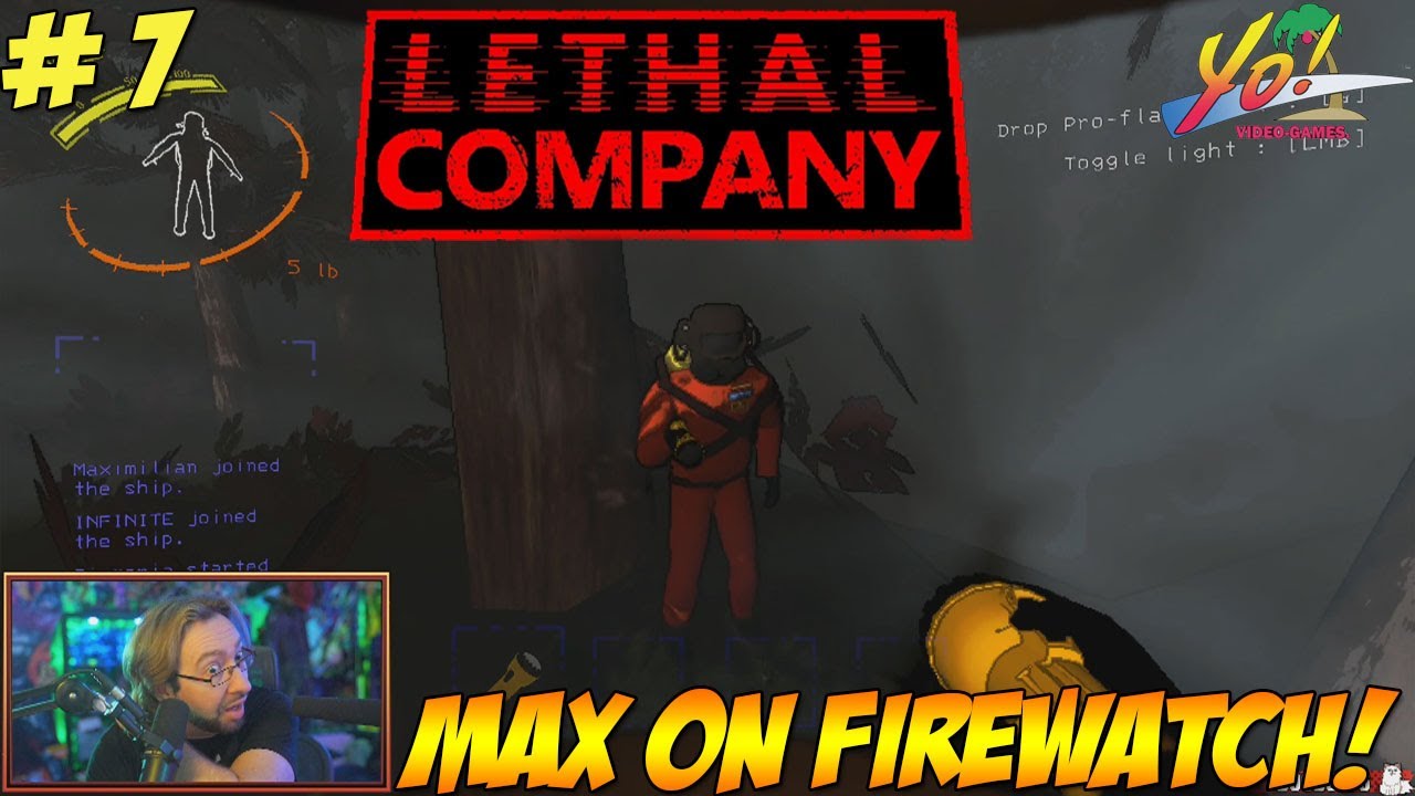 Lethal Company! DAY TWO! Max on Firewatch! Part 7 - YoVideogames