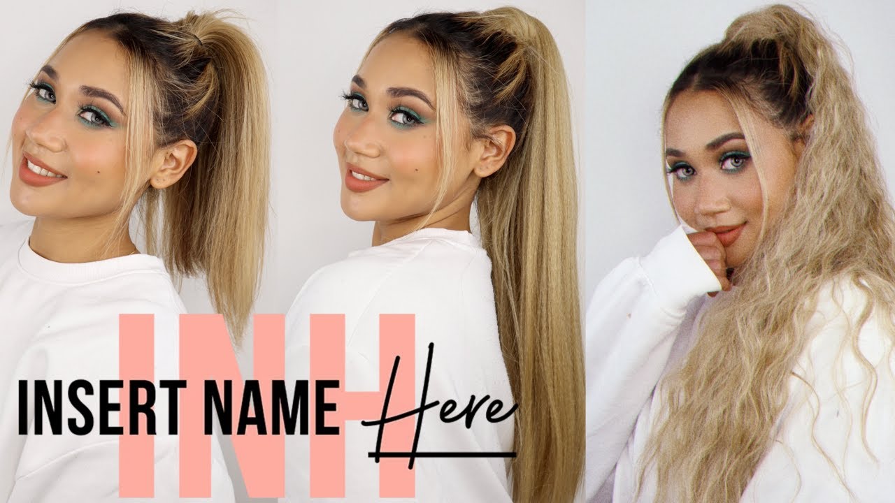 NEW HAIR!! INSERT NAME HERE PONYTAIL TRY-ON