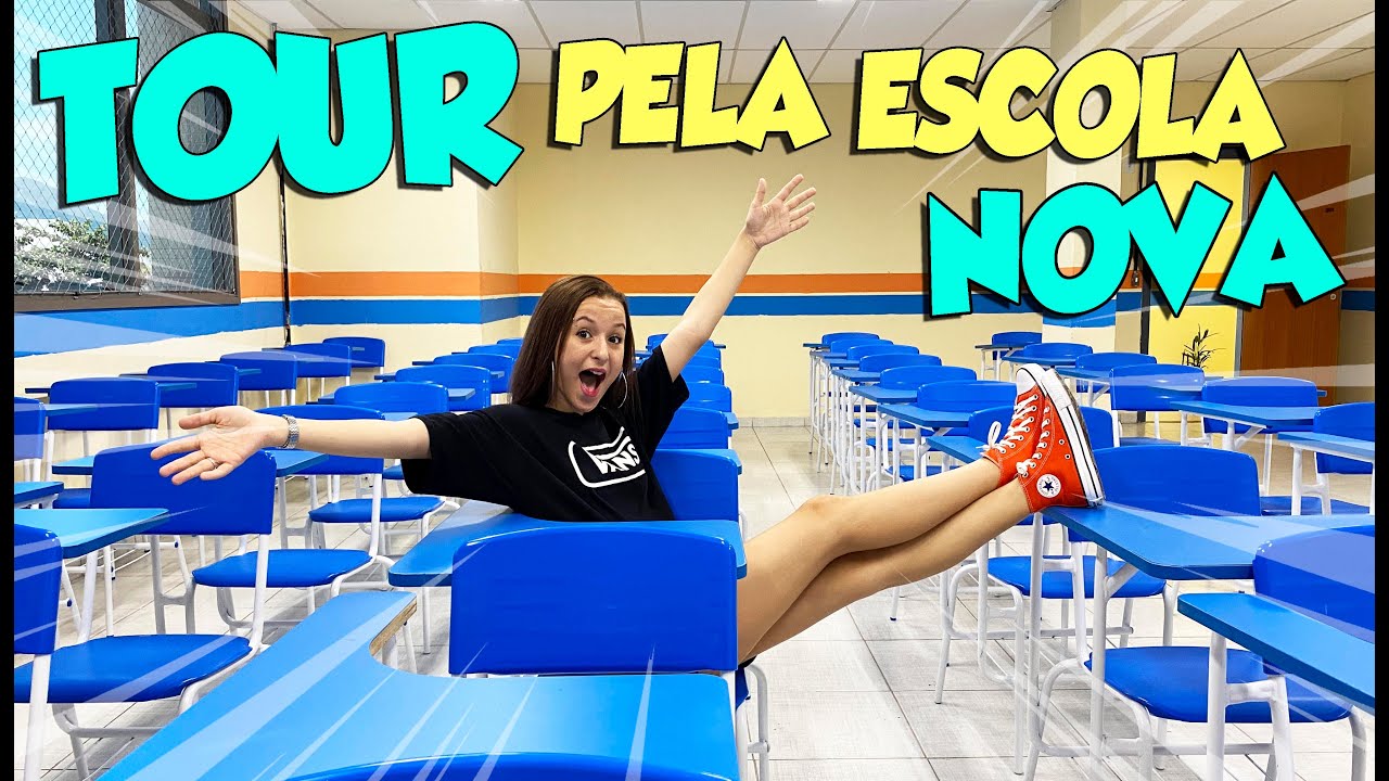 TOUR PELA MINHA ESCOLA NOVA!