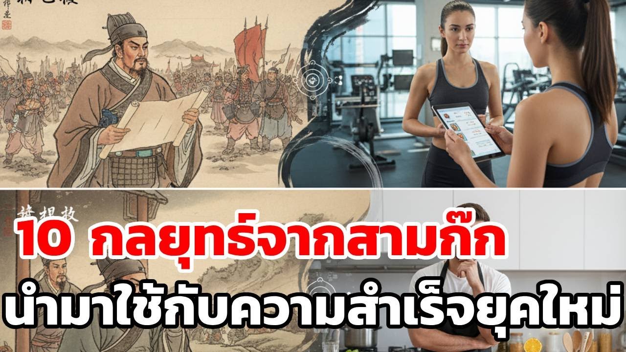 10 กลยุทธ์จากสามก๊ก นำมาใช้กับชีวิตสู่ความสำเร็จยุคใหม่