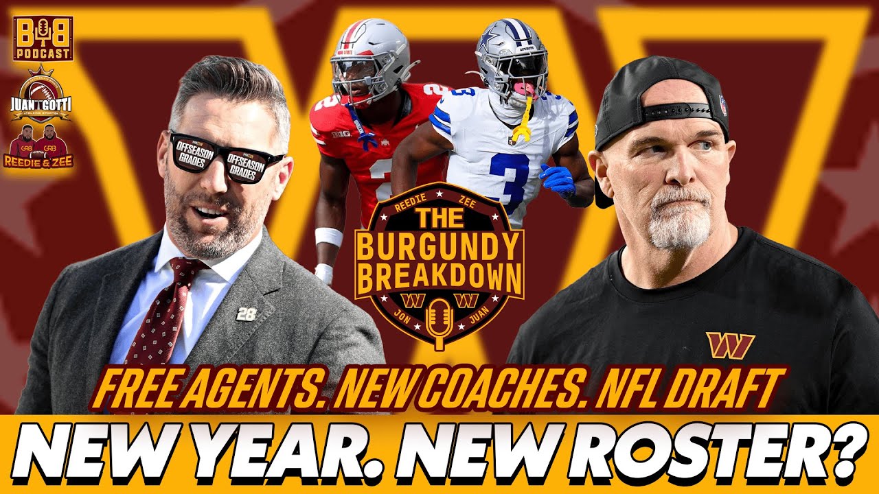 Caleb Downs OR Jeremiyah Love to Washington in 2026? Coaching Changes, Free Agents & MORE!
