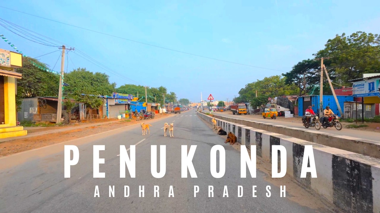 【India Drive 4K】Penukonda | Andhra Pradesh | 2024 | Historic Fort & Scenic Countryside Drive