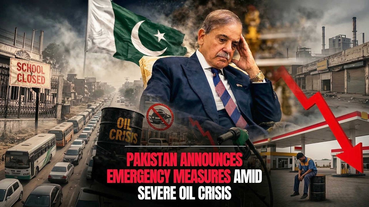 Pakistan Oil Crisis 2026 | Petrol PKR 321, Schools Closed, Salary Cuts