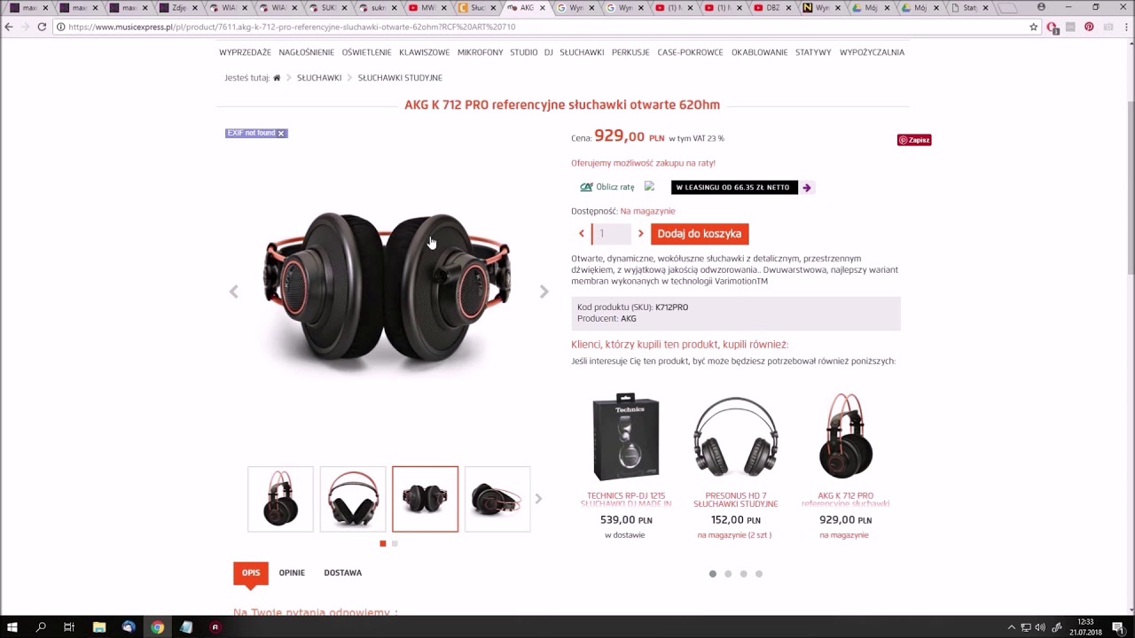 Recenzja słuchawek AKG K712 pro