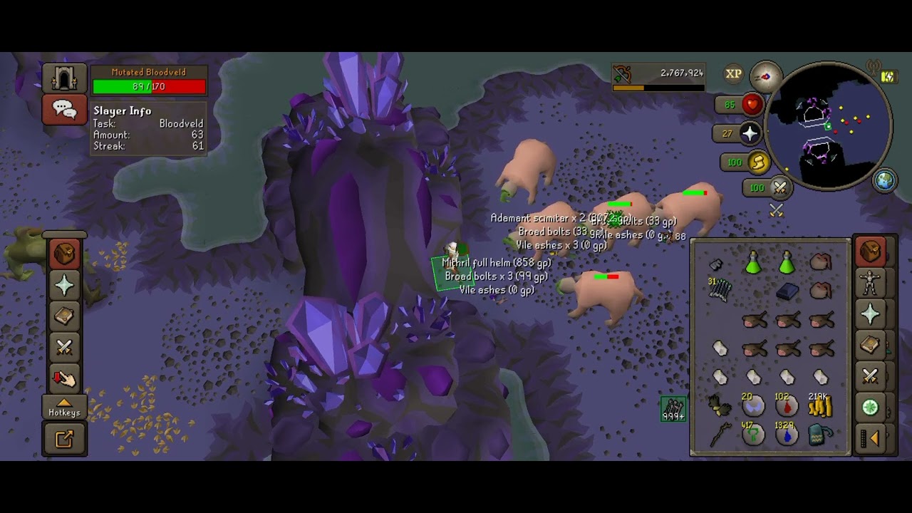 Ran out of cannonballs and too lazy to burst so this is my choice 😄 #osrs #bloodvelds