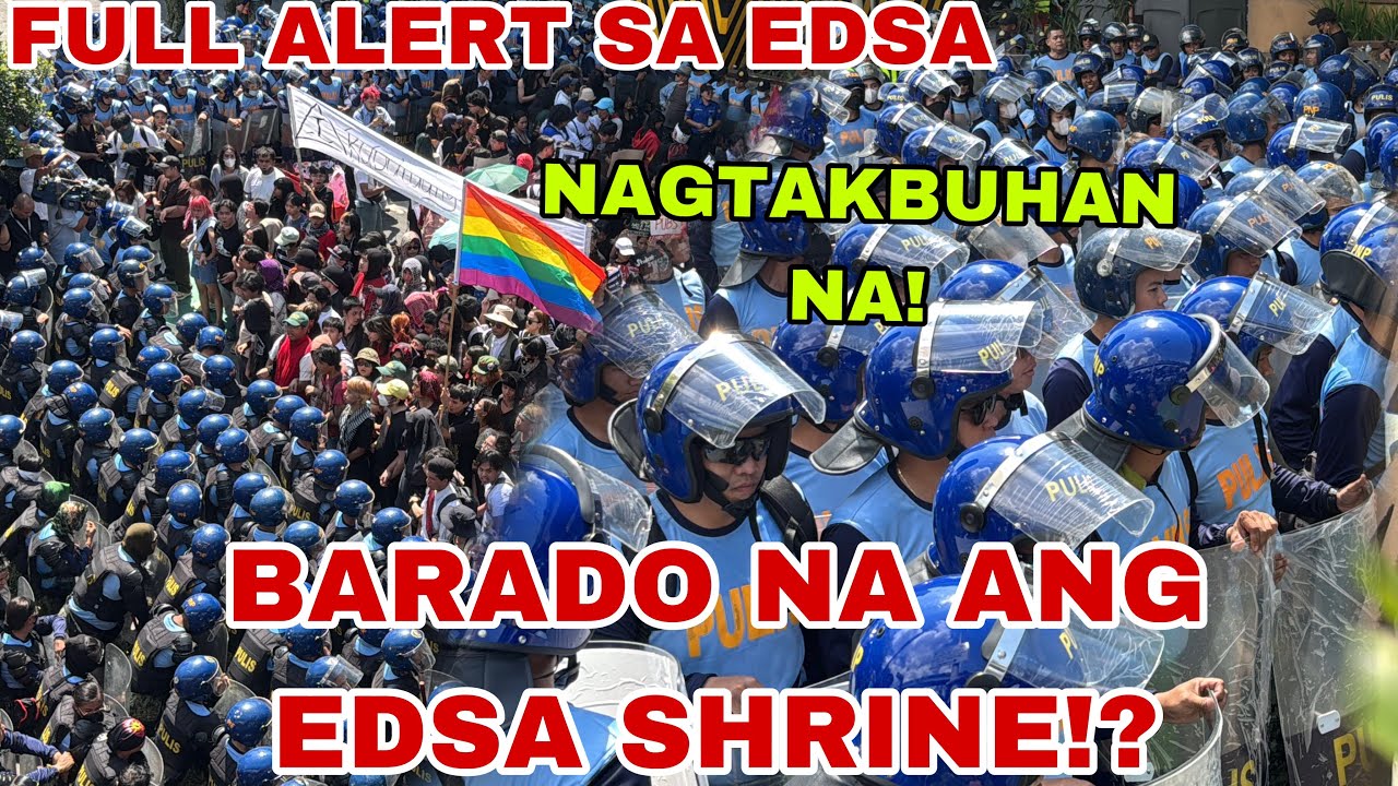 BARADO NA ANG EDSA!? NAKA FULL ALERT ANG EDSA SHRINE NGAYON. FEB 25 2026