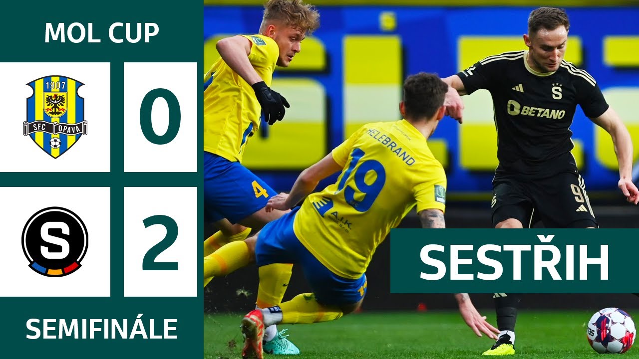 SFC Opava vs. AC Sparta Praha | Semifinále Mol Cupu | SESTŘIH