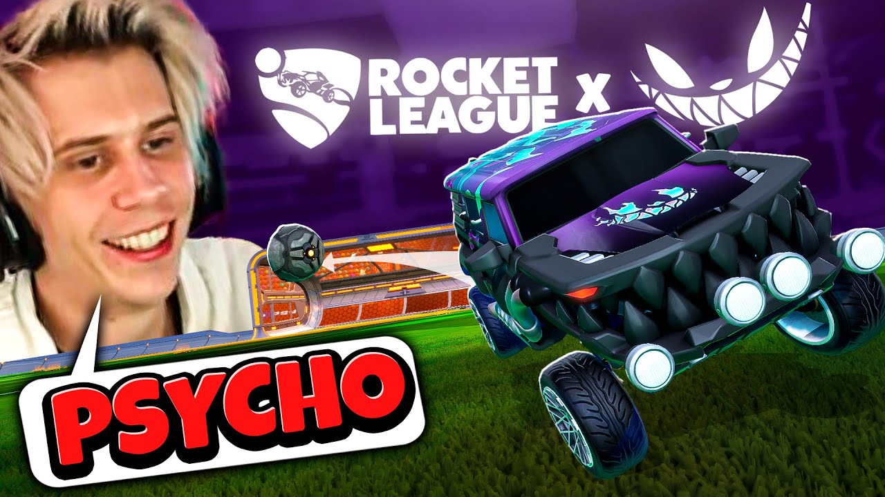 ME HAGO UN PSYCHO CON EL COCHE DEL RUBIUS EN ROCKET LEAGUE