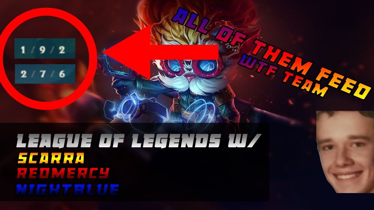 LEAGUE W/ SCARRA / REDMERCY / NIGHTBLUE | ALL OF THEM FEED WTF | NEW DELTA FOX???