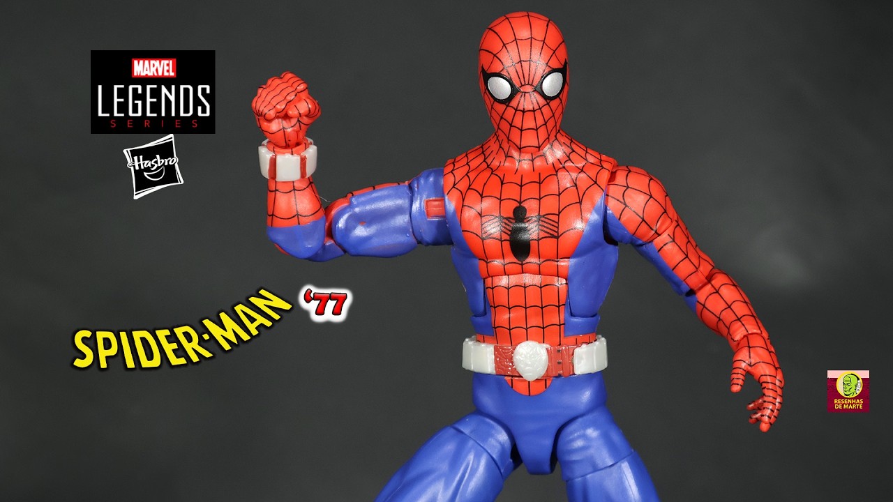 Homem Aranha '77 Marvel Legends Spider Man '77 Hasbro Action Figure Review