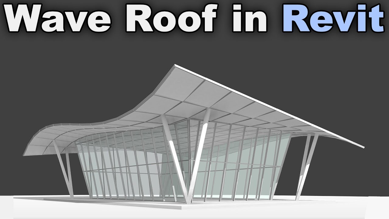 Учебное пособие по волнистой крыше в Revit — Формообразование в Revit