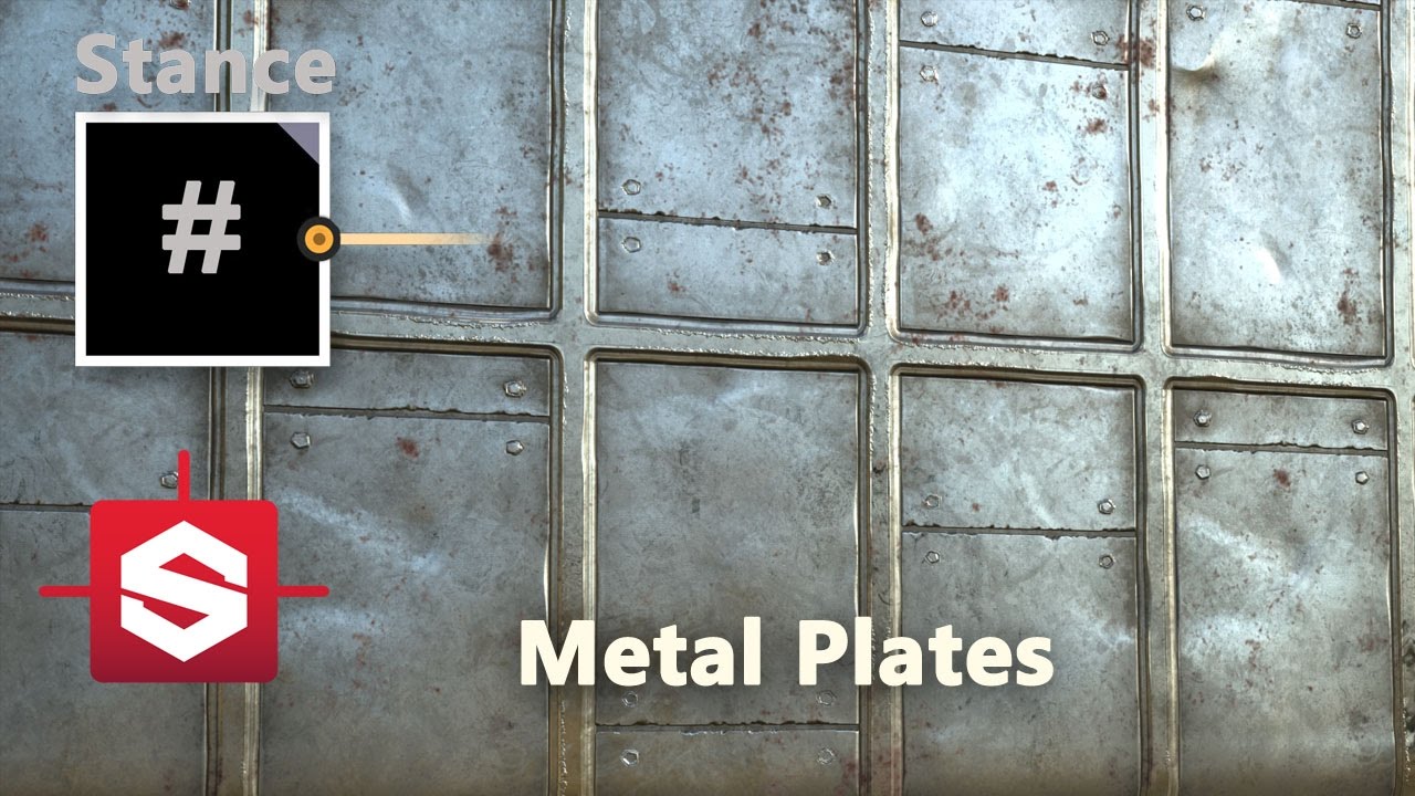 Metal Plates - Substance Designer Material Breakdown