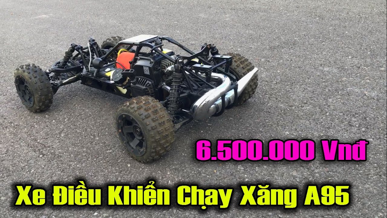 Радиоуправляемая машинка на бензине A95 с маслом Baja 5B Rovan | Phat Vlog