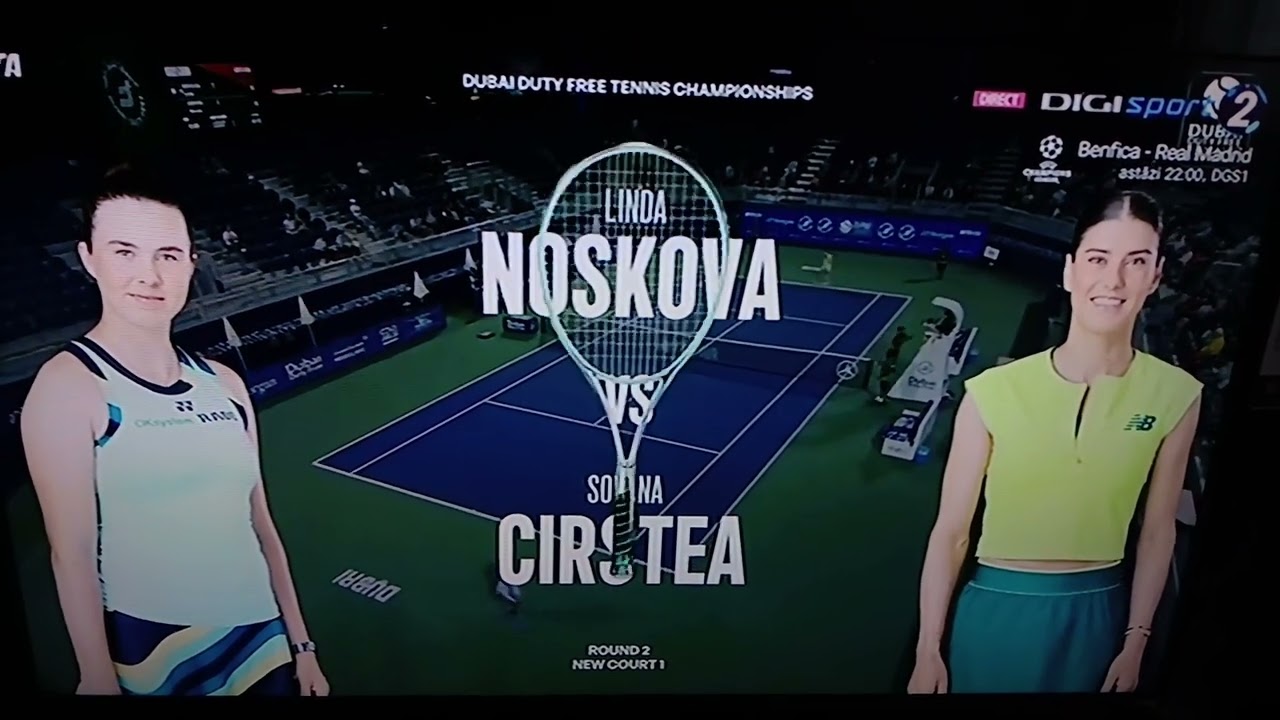 SORANA CÎRSTEA joacă în turul 1, la WTA 1000, DUBAI 2026, la dogisport   