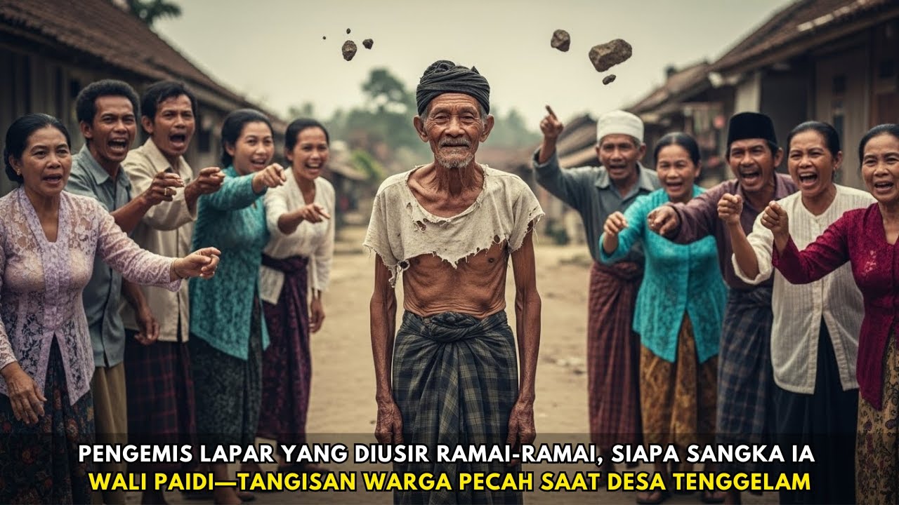 VIRAL‼️ Pengemis Lapar Diusir Ramai-ramai! Siapa Sangka Ia Wali Paidi—Warga Menangis Desa Tenggelam