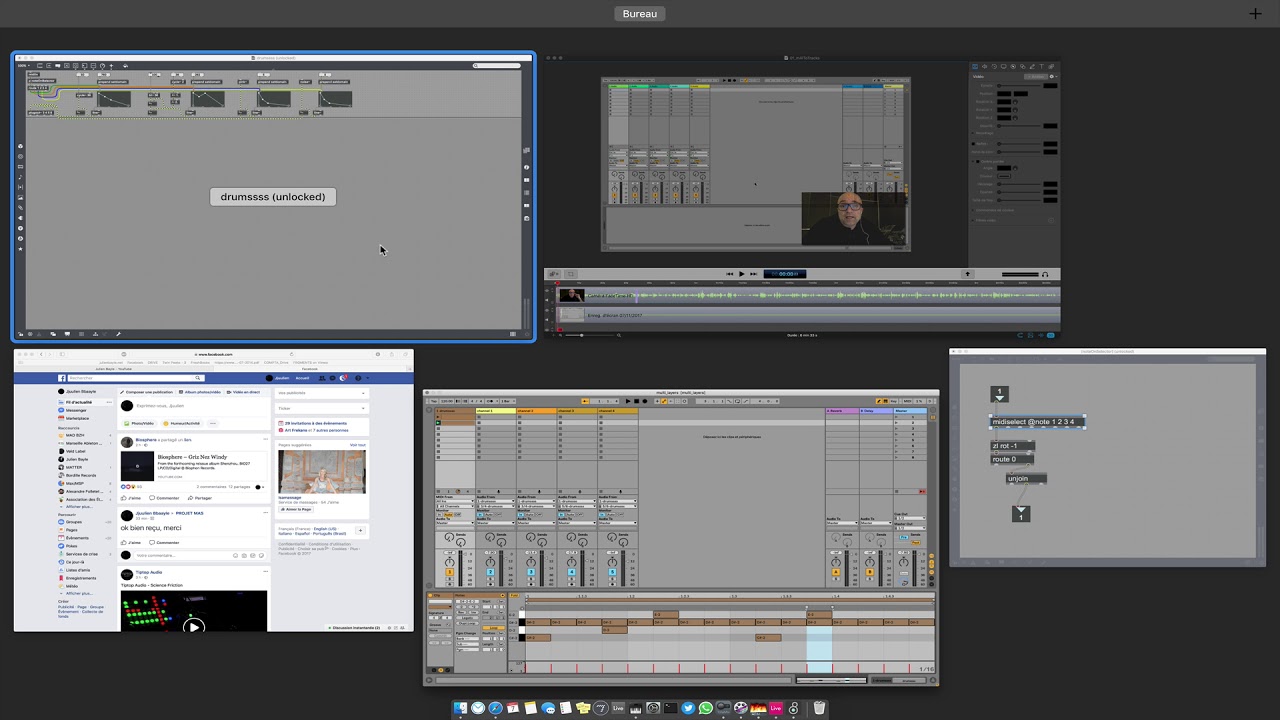 Ableton Live 10 / max for live device's independant channels
