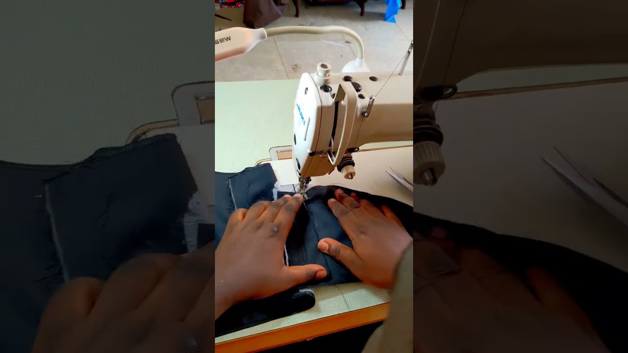 gukora umufuka winyuma w' ipantaro                                   #fashion #tiktokrwanda