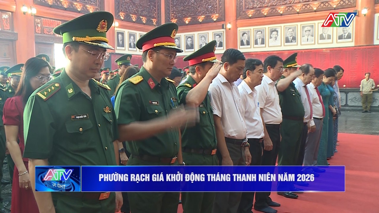 Phường Rạch Giá khởi động Tháng thanh niên năm 2026 | Truyền hình An Giang 2