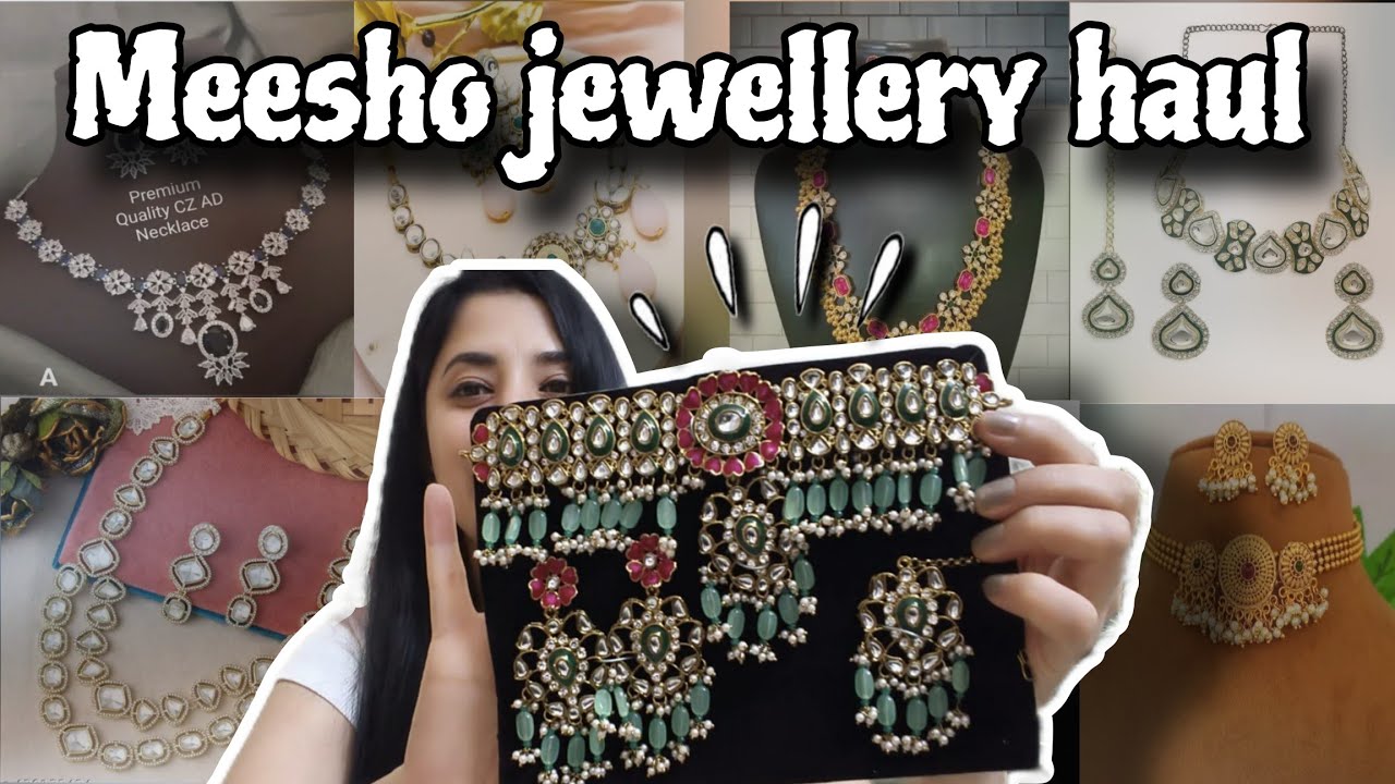 Находка украшений от MEESHO 🥰💕||Уголки от Meesho из рекламы, находка ожерелий от Meesho #meeshohaul