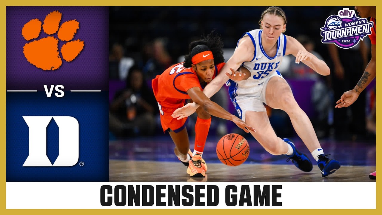 Clemson vs. Duke Condensed Game | 2026 Ally ACC Women's Basketball Tournament