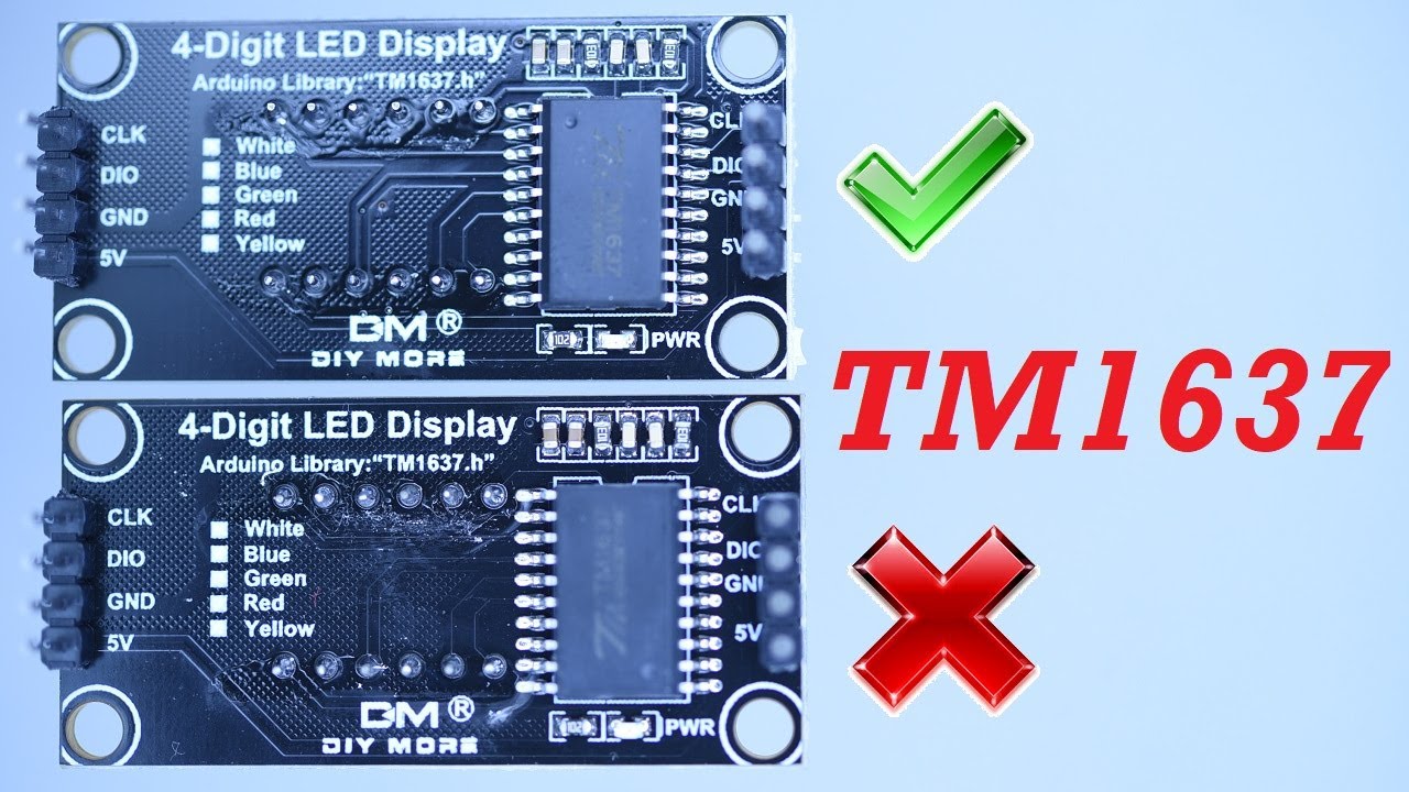 DISPLAY TM1637: ERROR DE NO CREERSE !!!