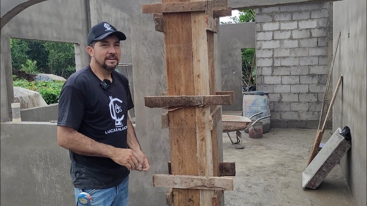 Como  hacer columna de 21x21