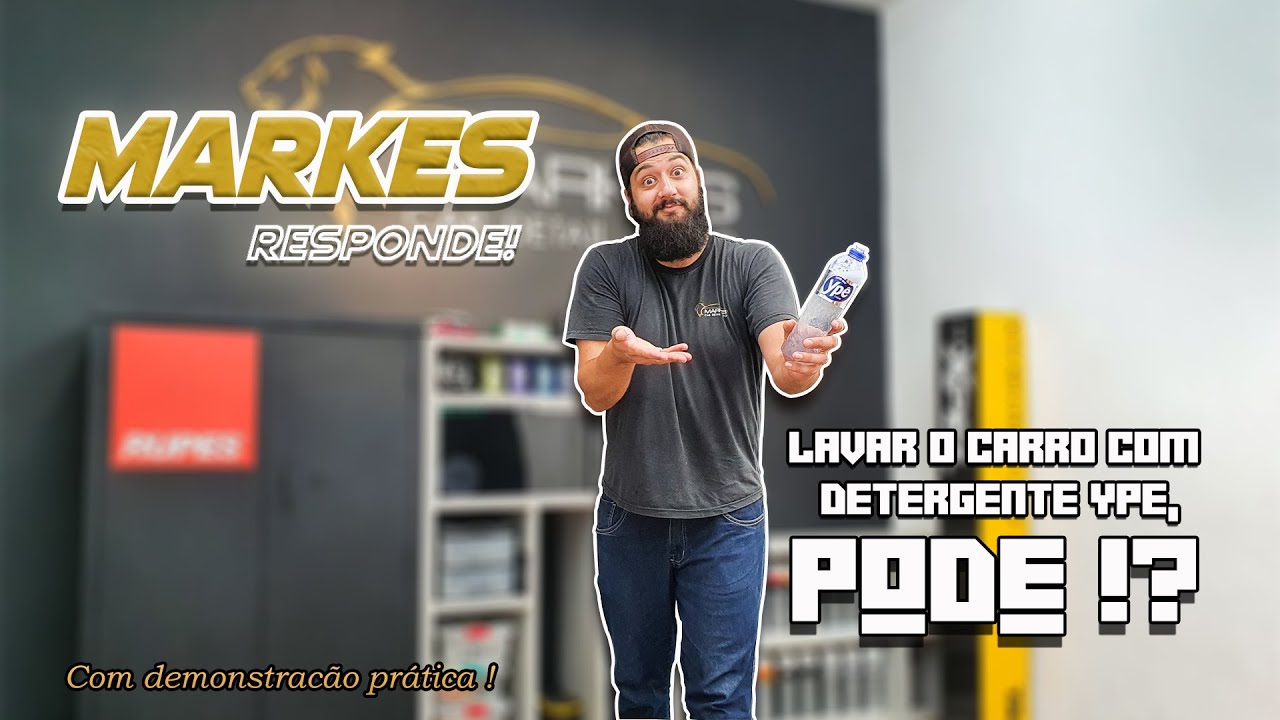 Lavar o carro com Detergente Neutro ? PODE !! - Markes Responde