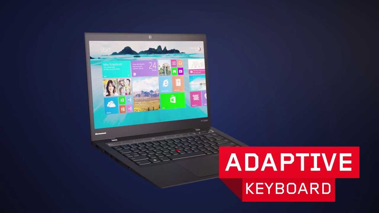 Think Innovation Minute: X1 Carbon -- Adaptive Keyboard
