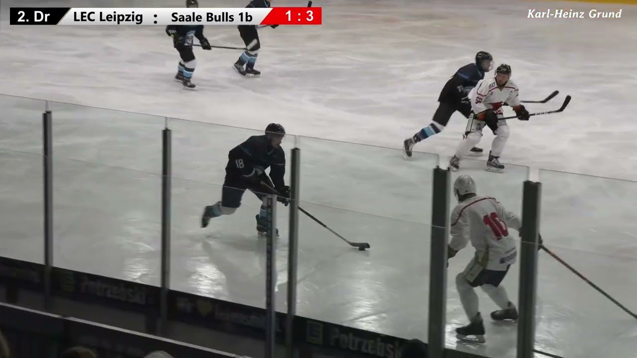 LEC Leipzig vs. Saale Bulls Halle 1b  2. Drittel  09 März 2026