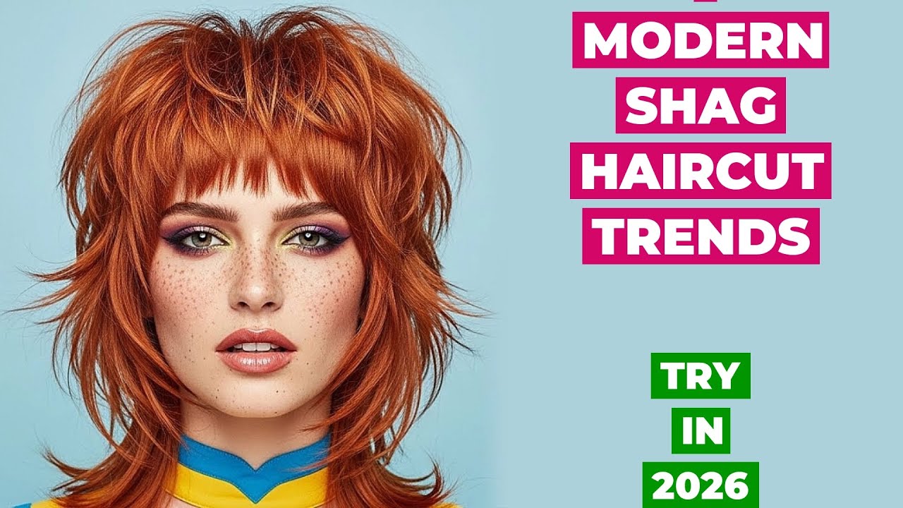 Top 10 Modern Shag Haircut Trends To Try In 2026