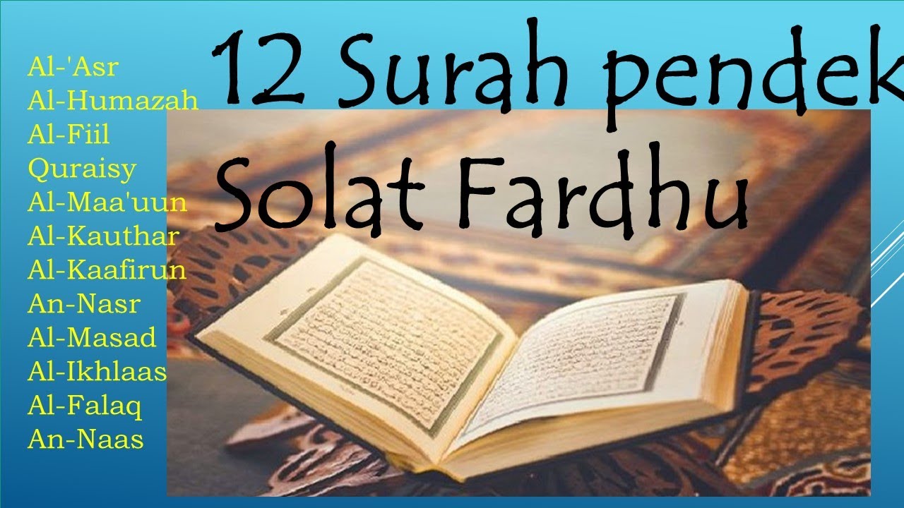 Surah Pendek | Surah Pendek Solat Fardhu
