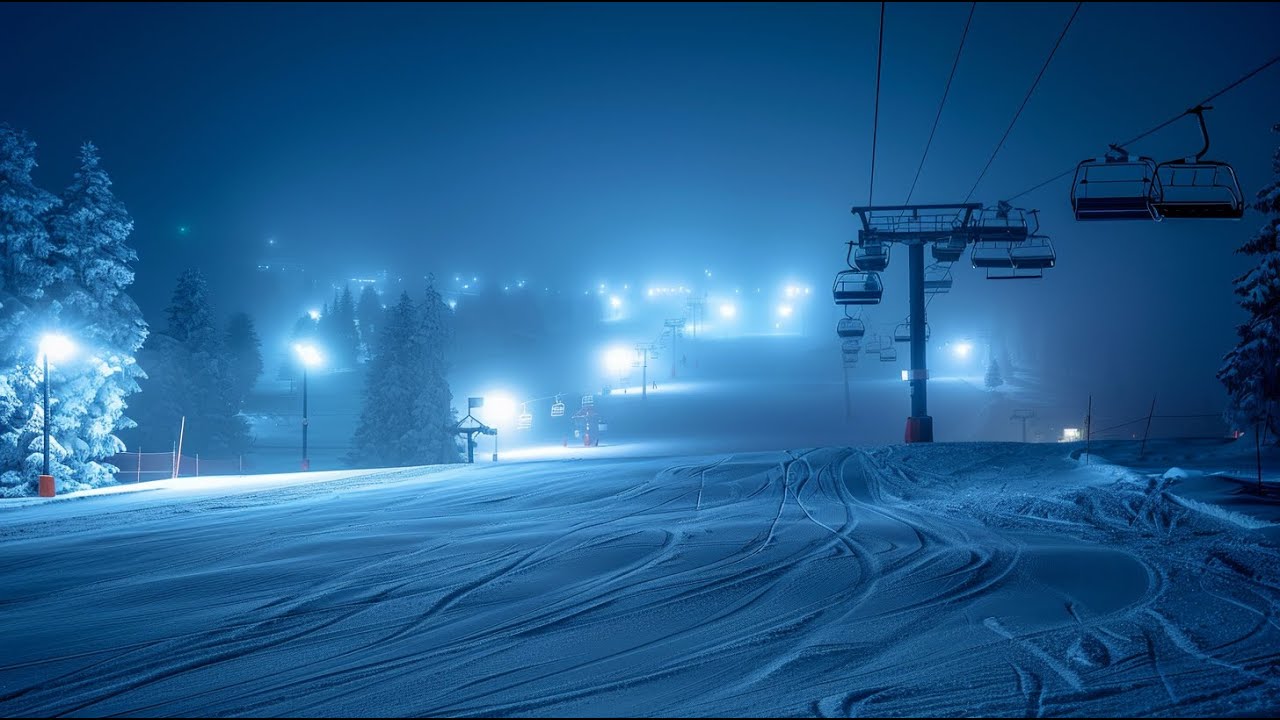 야간스키음악 Night Ski Focus ⛷️ | Chill Jazz & Electronica for Winter(1 Hour)