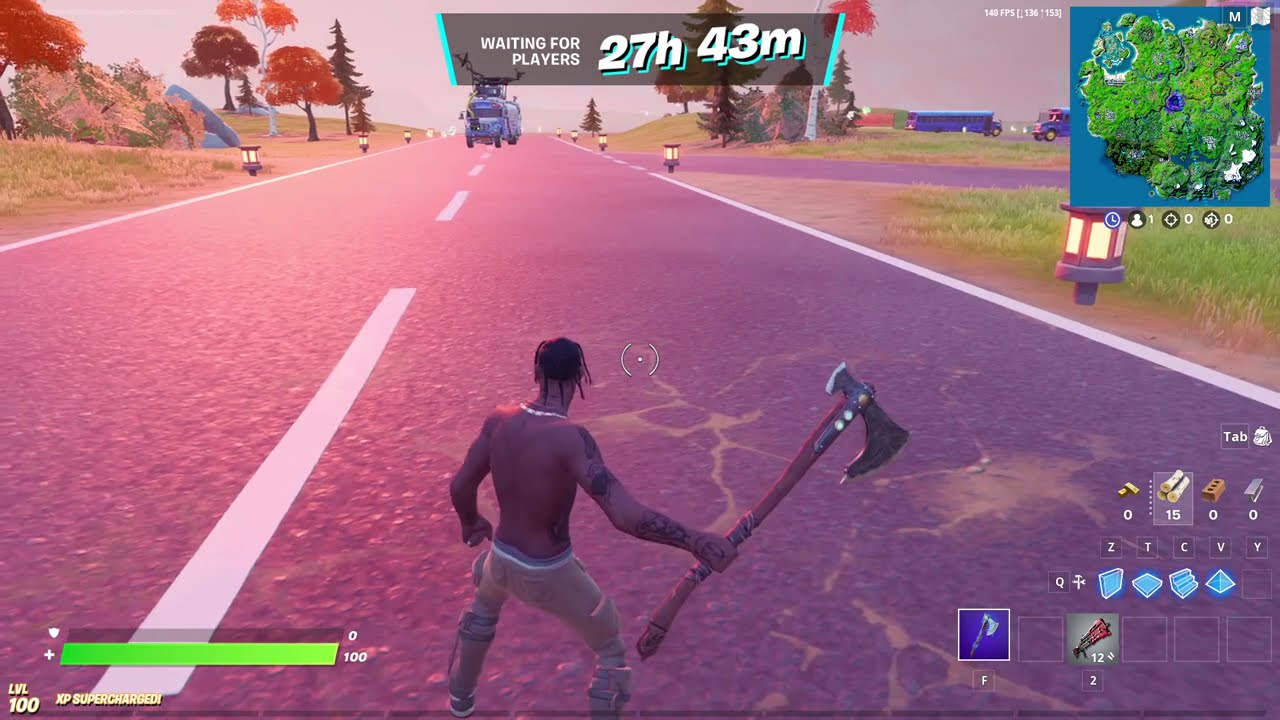 Leviathan axe and Travis scott freebuild Fortnite. and go check out @aced.mixess channel!!!