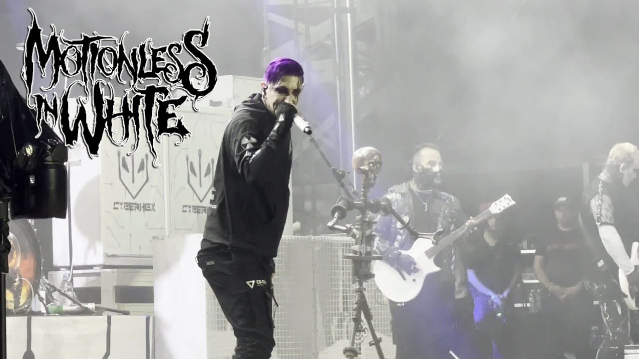 Motionless In White Eternally Yours Live 9/8/2023 VIR Blue Ridge Rock Festival Alton,VA 60fps