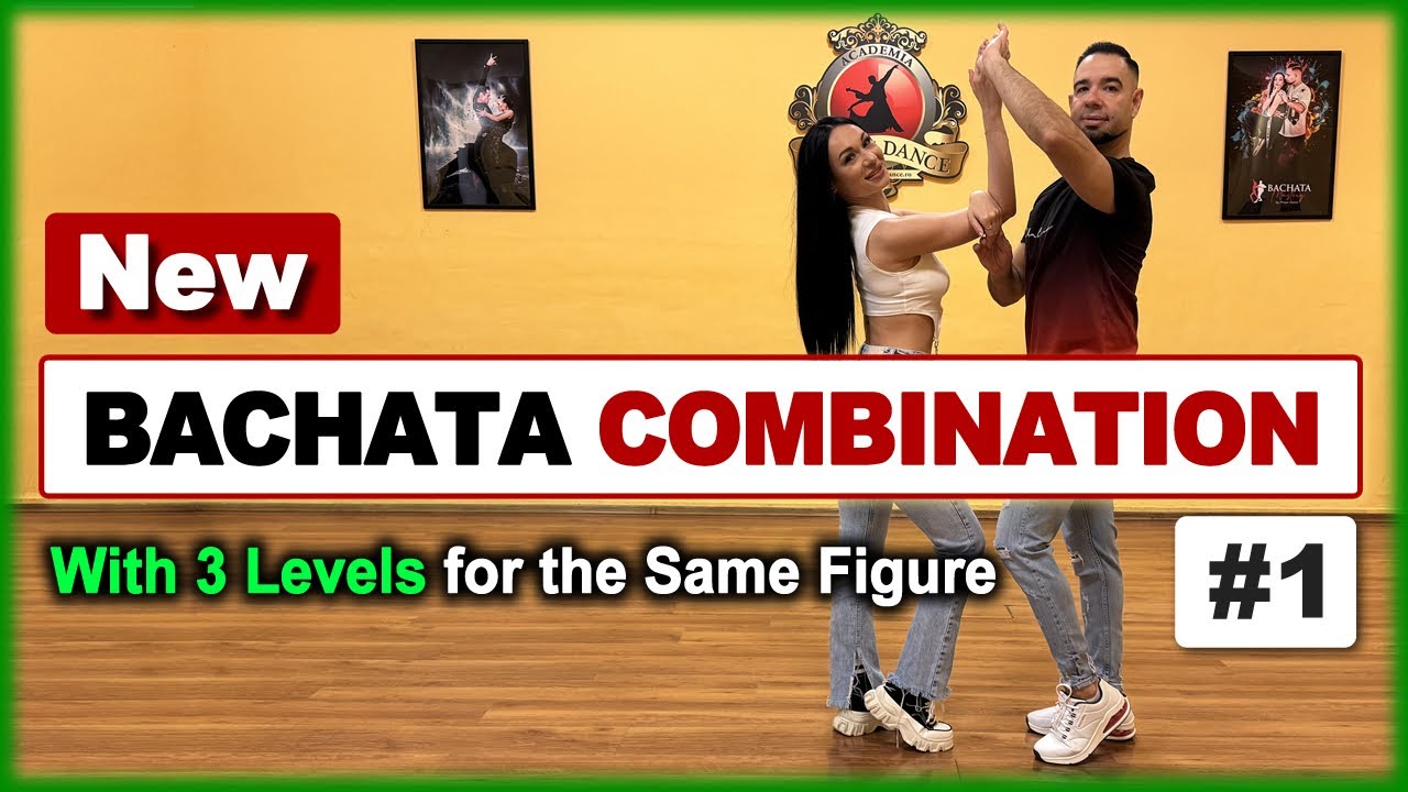 🕺💃 BACHATA FIGURE #1 ✨ FULL EXPLANATION with 3 Different Variations to Try (Easy, Interm & Advanced)