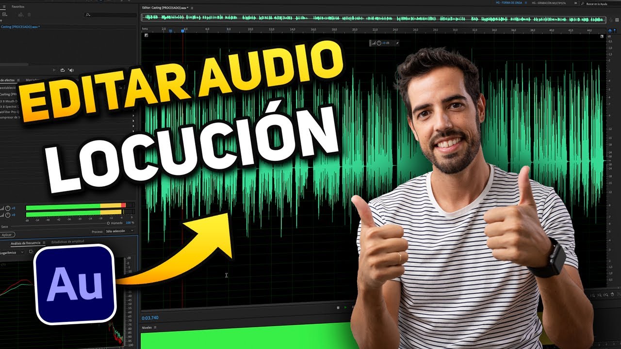 🎚 Cómo GRABAR Y EDITAR una LOCUCIÓN PROFESIONAL 🎙 (Adobe Audition 2021)