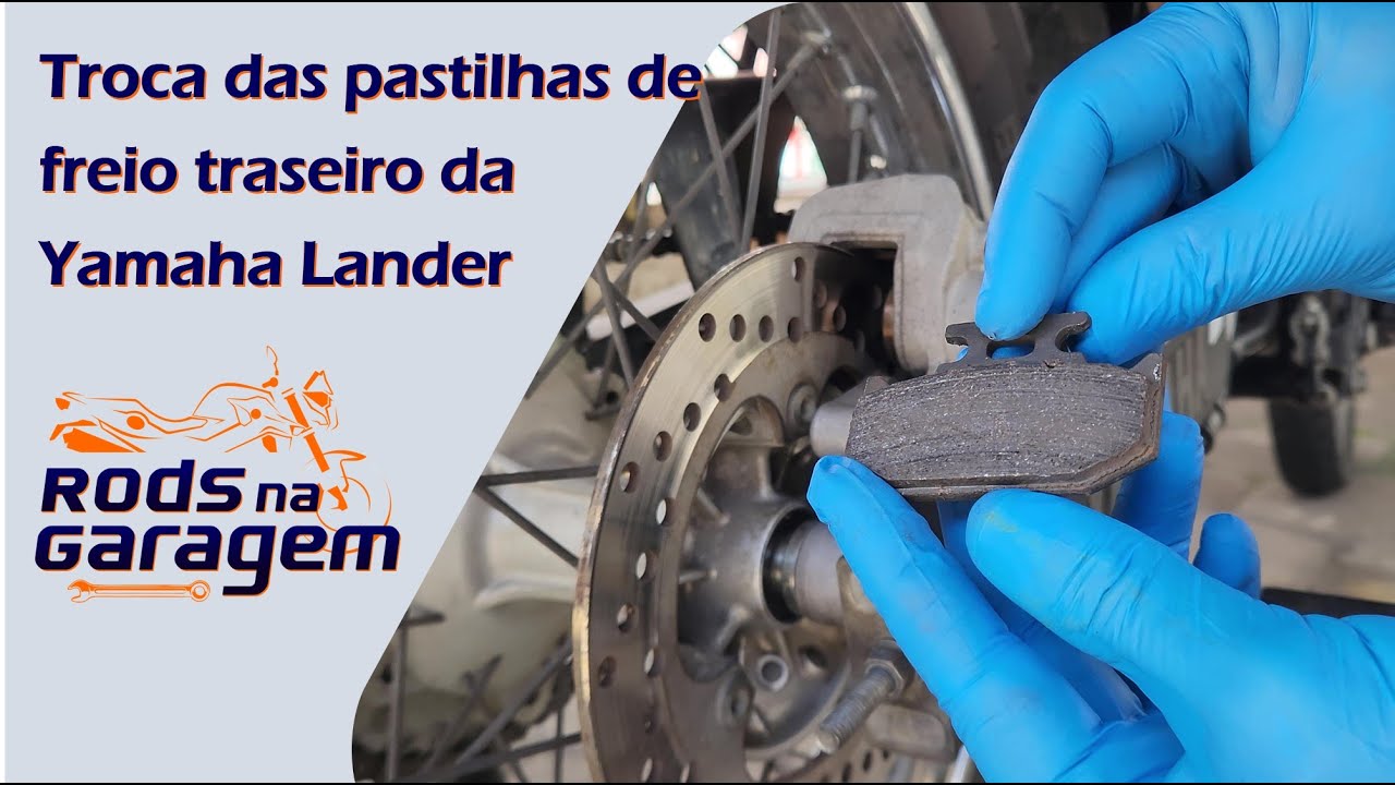 Yamaha Lander - Como trocar as pastilhas de freio traseiras 