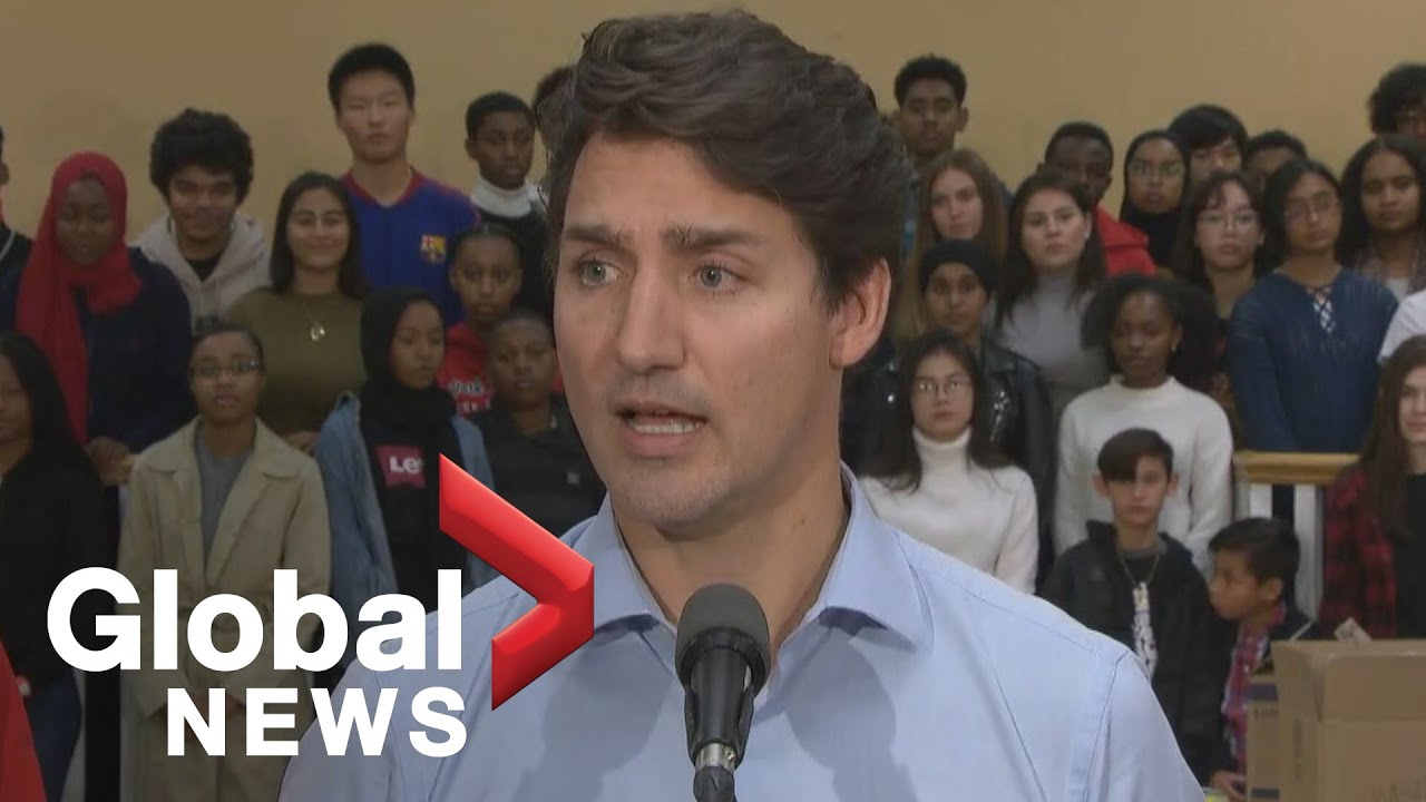 Canada Election: Trudeau joined by Masai Ujiri at charity campaign event