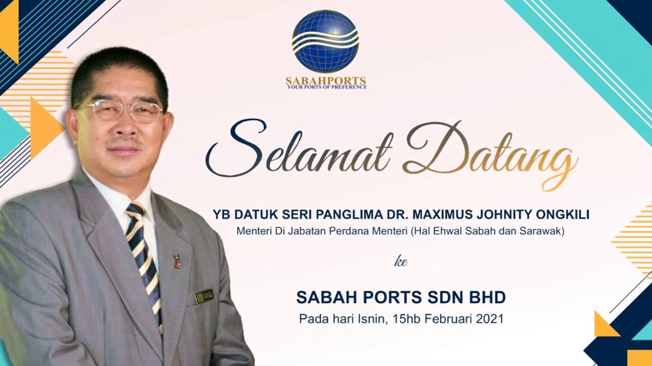 Courtesy visit from YB Datuk Seri Panglima Maximus Johnity Ongkili to SPSB