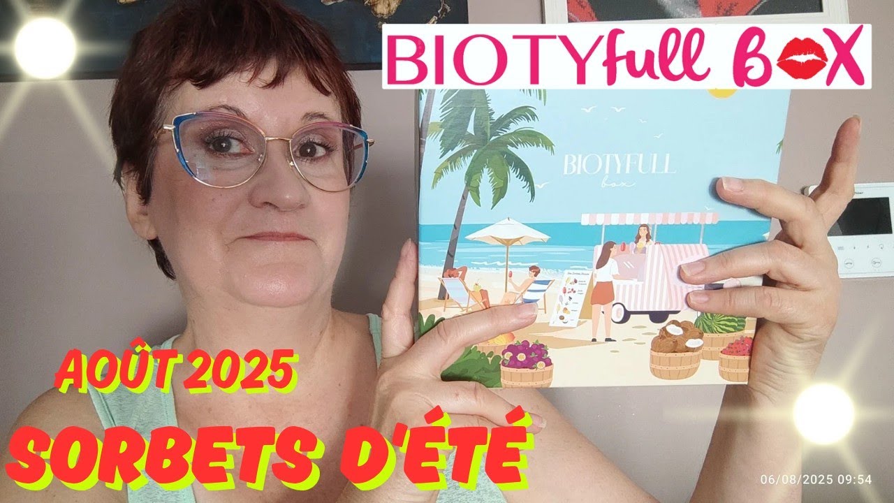 Unboxing Biotyfull box Aout 2025 🌞sorbets d'été 🌞#biotyfullbox #unboxing #boxbeaute 