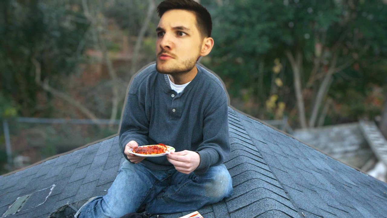 I WAS STUCK ON A ROOF...