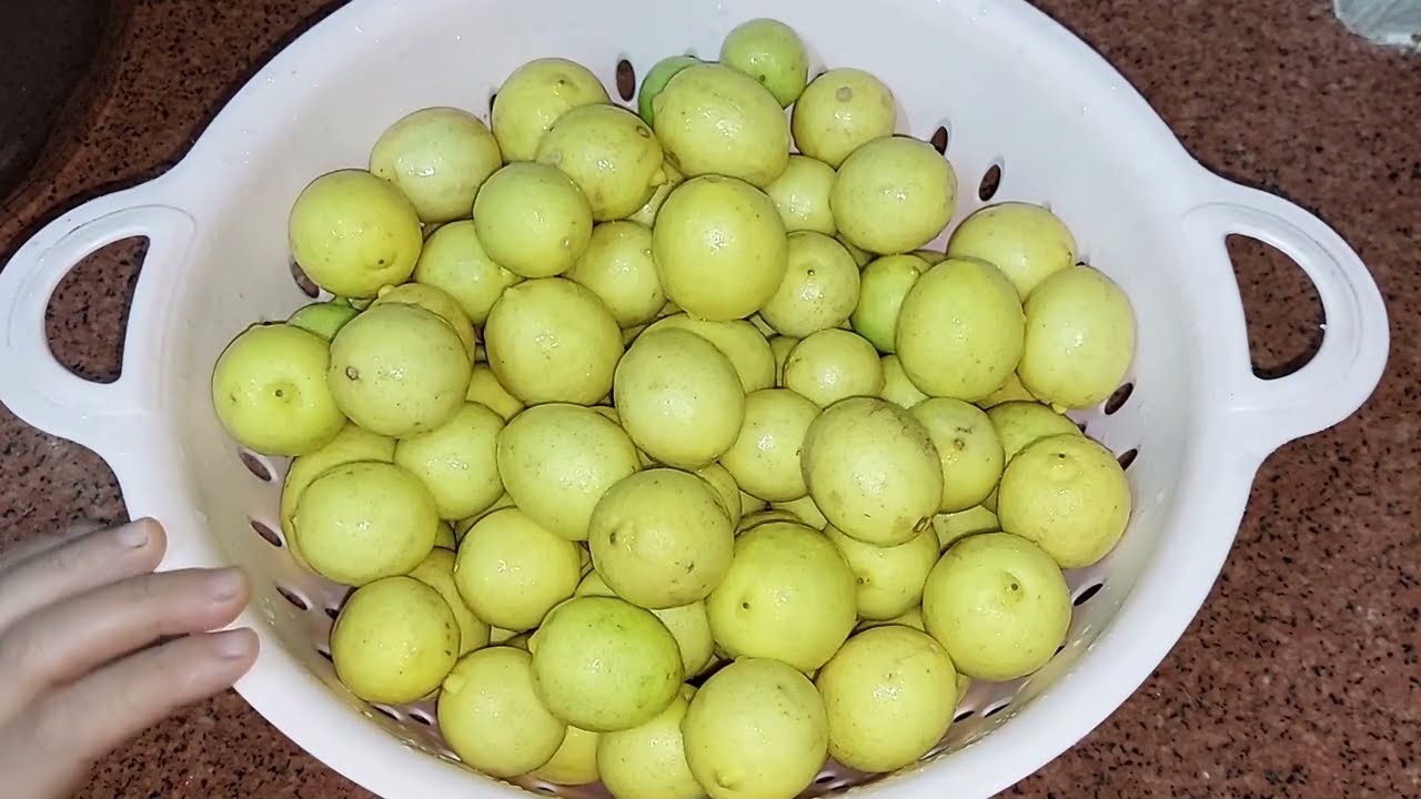 طريقه تخليل الليمون السريع
