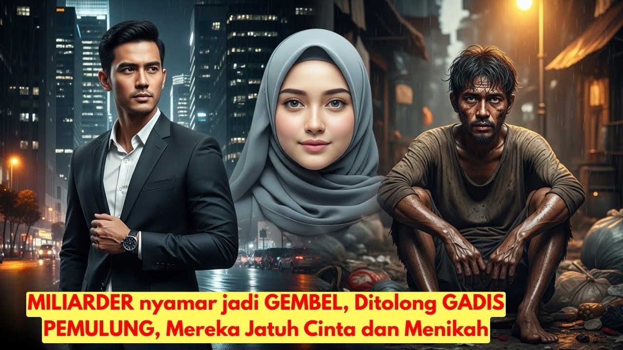 MILIARDER nyamar jadi GEMBEL, Ditolong GADIS PEMULUNG, Mereka Jatuh Cinta dan Menikah.