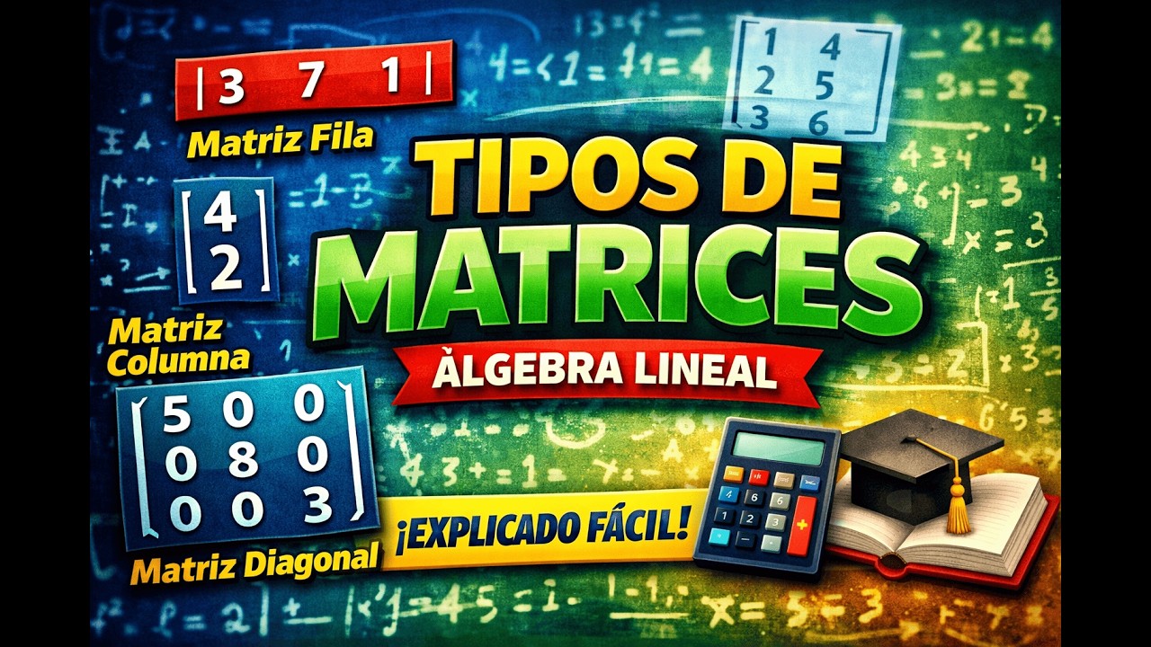 📚 Tipos de Matrices  | Álgebra Linea