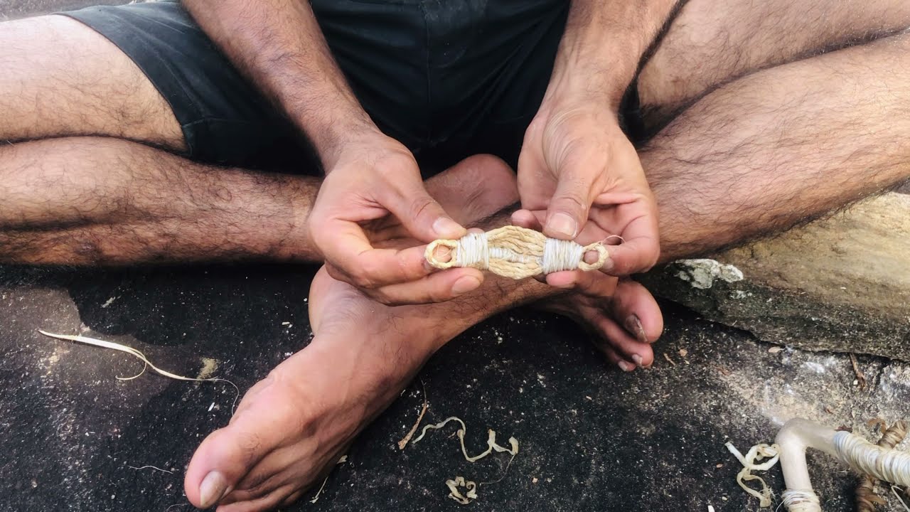 How to make survival slingshot | all is natural materials