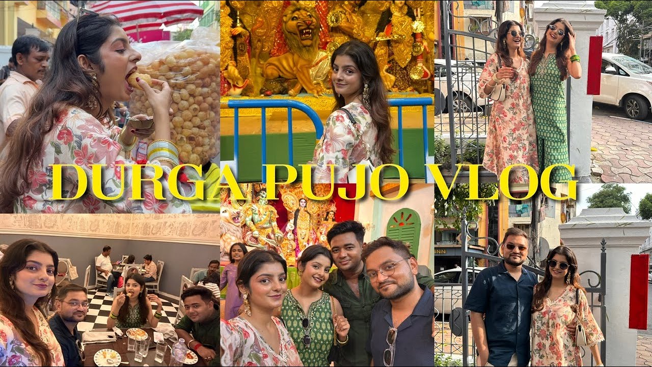 Panchmi te Kolkata e thakur dekhte gelam 🪷✨|| Durga Pujo Vlog