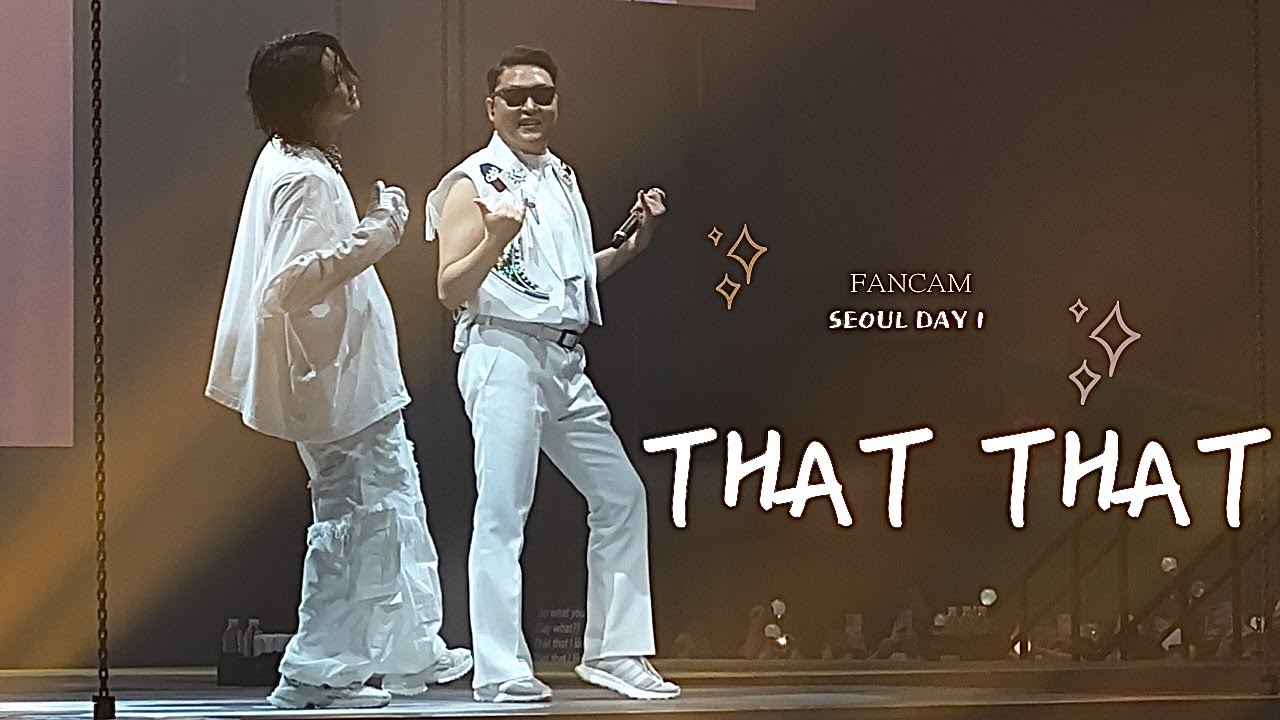 230624 AGUST D TOUR D-DAY in SEOUL Day 1 - THAT THAT - BTS SUGA FANCAM / 방탄소년단 슈가 댓댓 직캠 (w PSY 싸이)