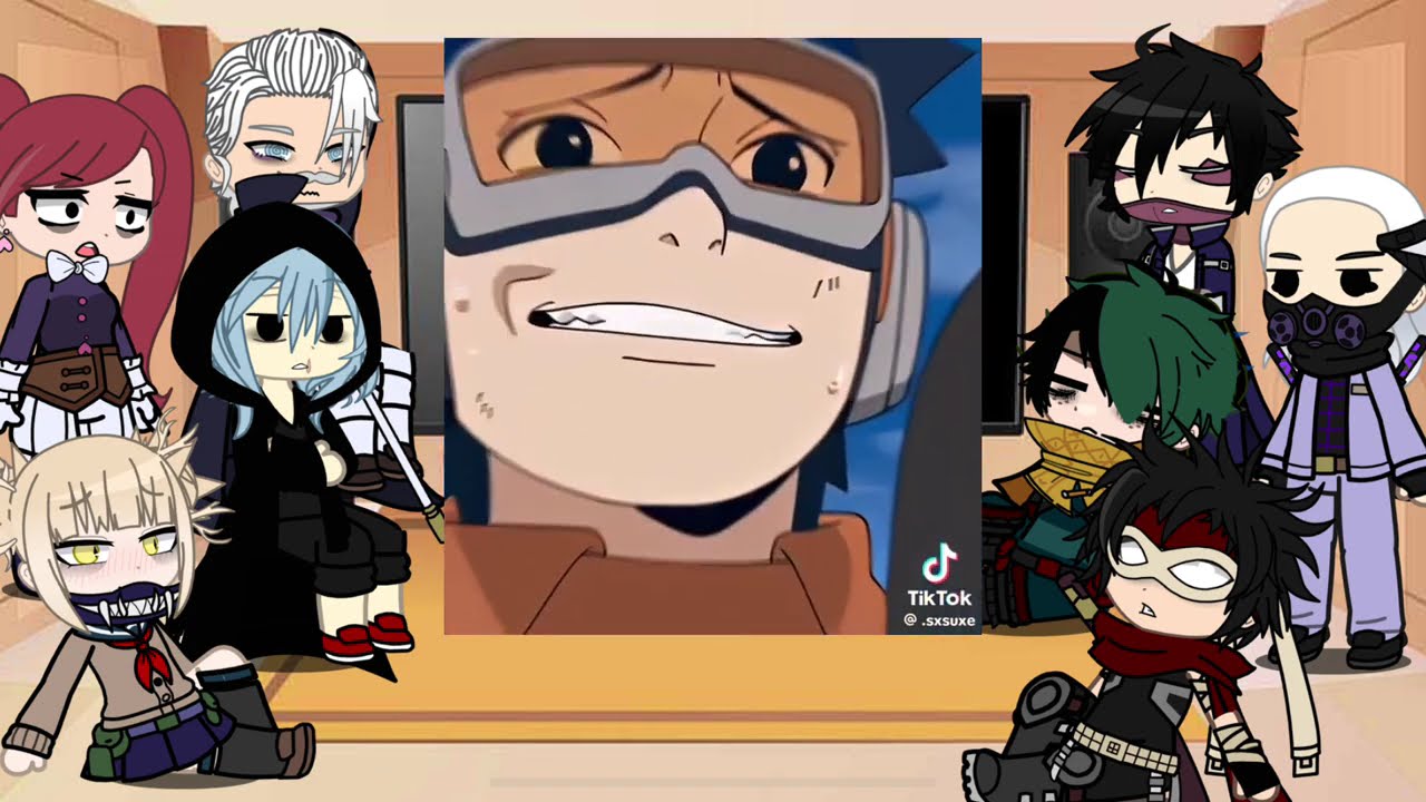 𝙋𝙧𝙤 𝙝𝙚𝙧𝙤𝙚𝙨 𝙧𝙚𝙖𝙘𝙩 𝙩𝙤 obito uchiha | naruto shippuden | Sasuke | MHA BNHA | deku | Gacha life