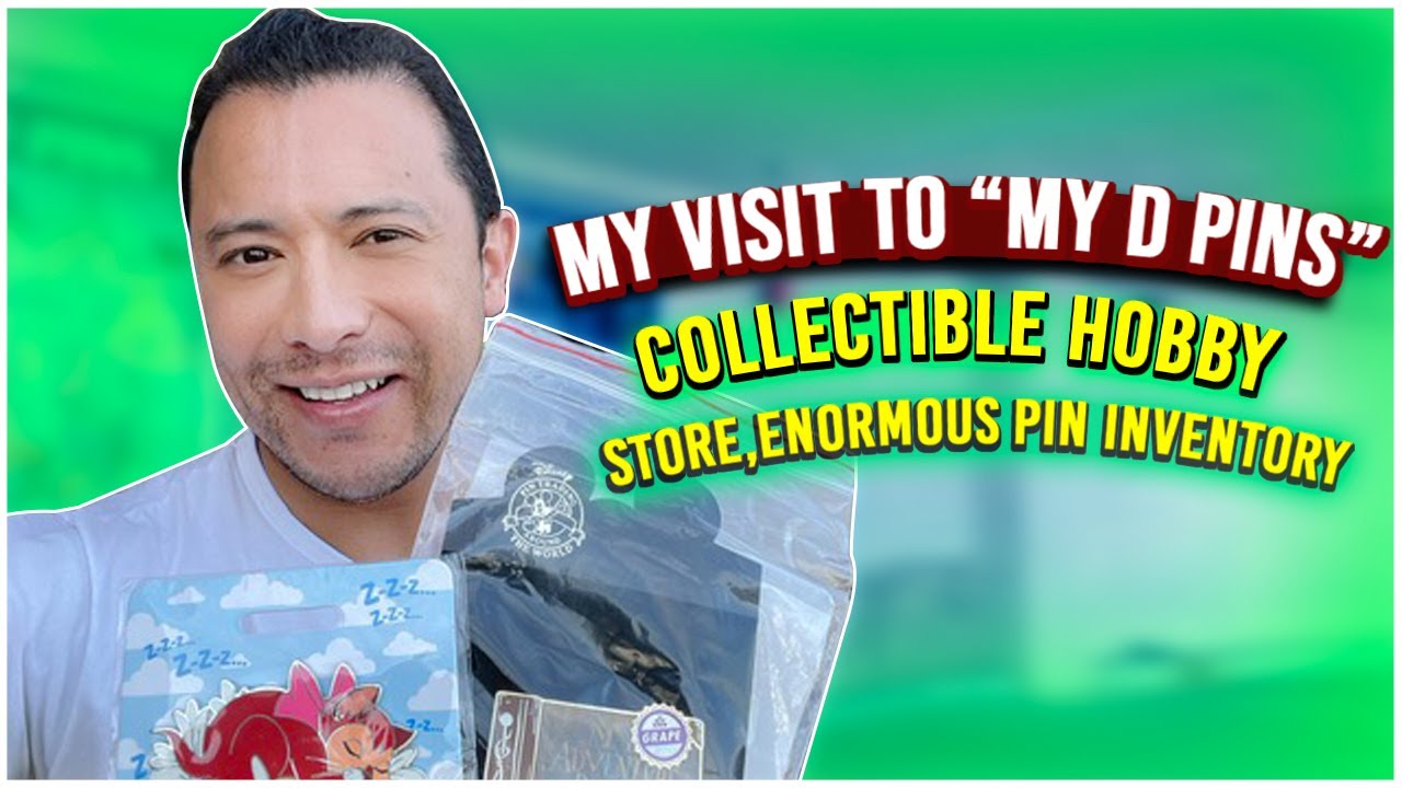 My visit to “My D Pins” collectible hobby store, enormous pin inventory